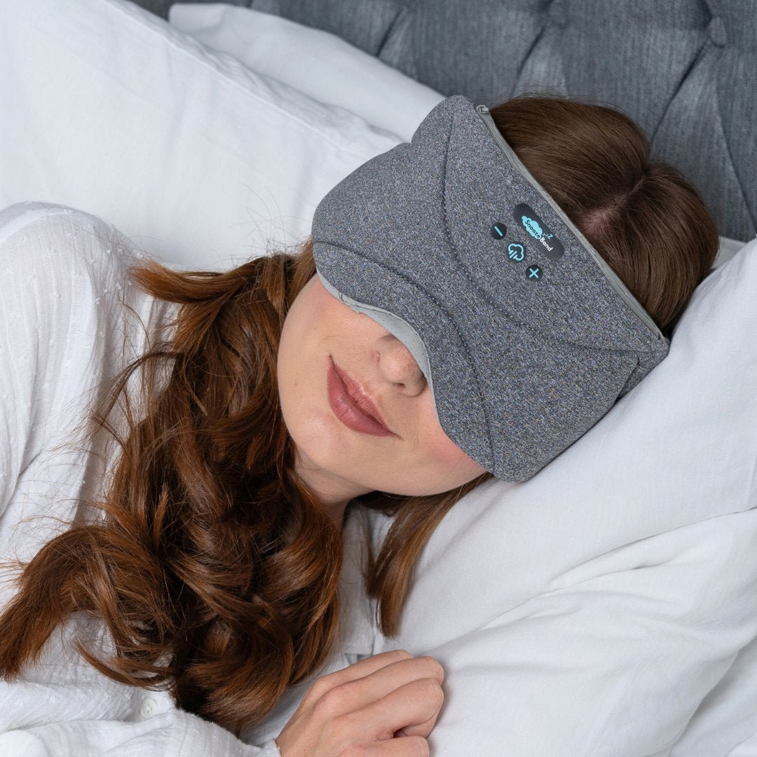 SnoozeBand™ Deluxe - Sleep Mask Headphones - Snooze Band